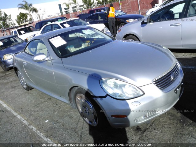 JTHFN48Y340051879 - 2004 LEXUS SC 430 SILVER photo 1