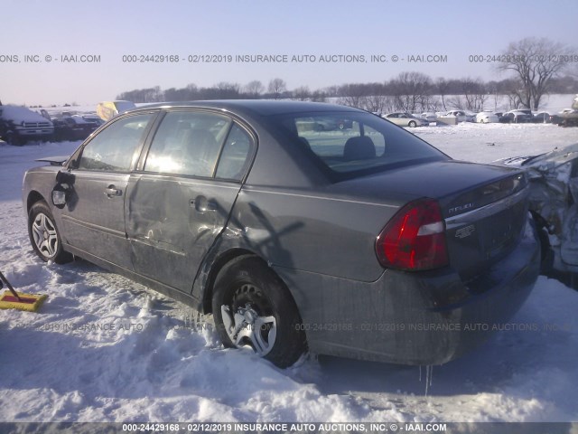 1G1ZS58F27F275117 - 2007 CHEVROLET MALIBU LS GRAY photo 3