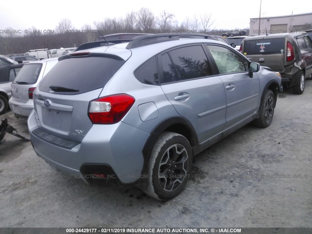 JF2GPAFC2F8246612 - 2015 SUBARU XV CROSSTREK 2.0 PREMIUM GRAY photo 4