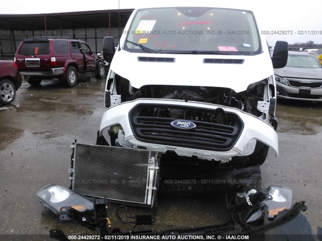 1FTYR2ZM4GKB38522 - 2016 FORD TRANSIT T-250 WHITE photo 6