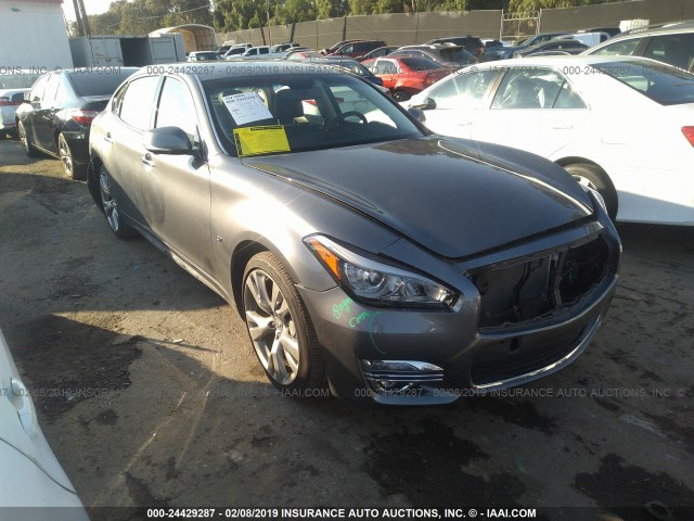 JN1BY1PP1FM600430 - 2015 INFINITI Q70L 3.7 GRAY photo 1