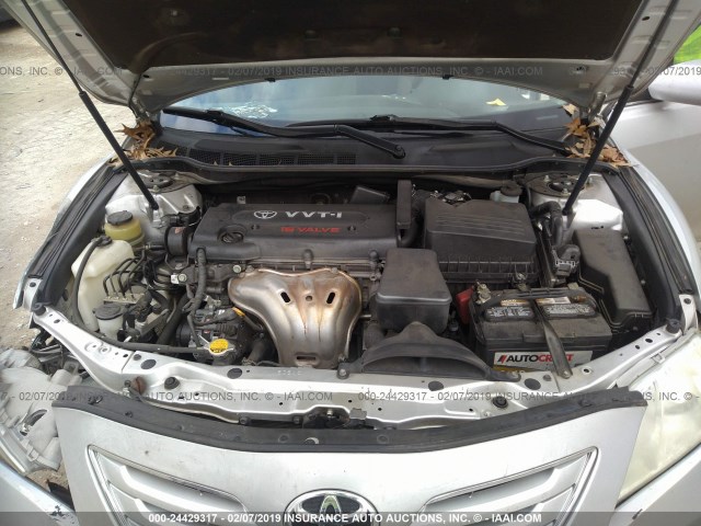 4T1BE46K98U786357 - 2008 TOYOTA CAMRY CE/LE/XLE/SE 银色 照片 10