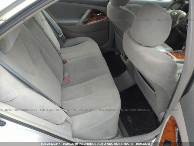 4T1BE46K98U786357 - 2008 TOYOTA CAMRY CE/LE/XLE/SE 银色 照片 8