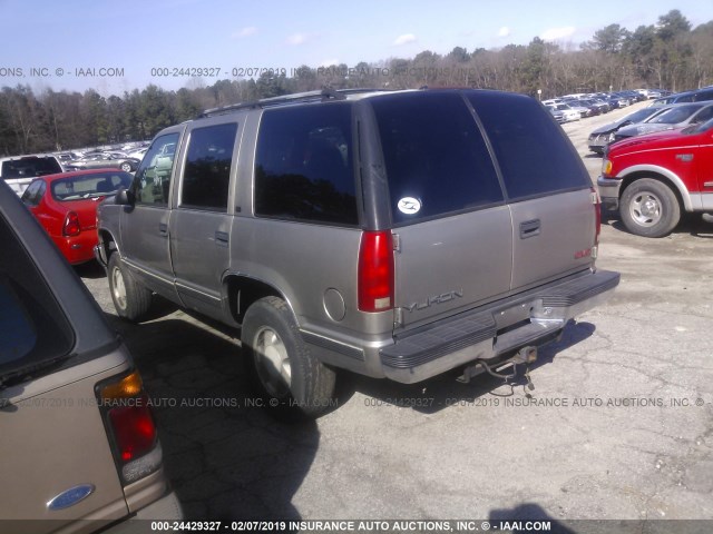 1GKEK13R2XJ761783 - 1999 GMC YUKON GOLD photo 3