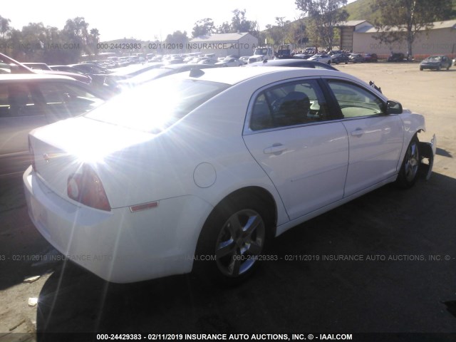 1G1ZA5E00CF379702 - 2012 CHEVROLET MALIBU LS WHITE photo 4