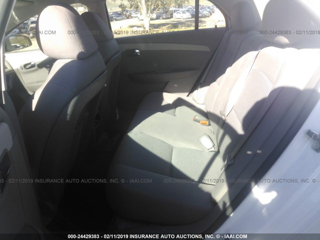 1G1ZA5E00CF379702 - 2012 CHEVROLET MALIBU LS WHITE photo 8