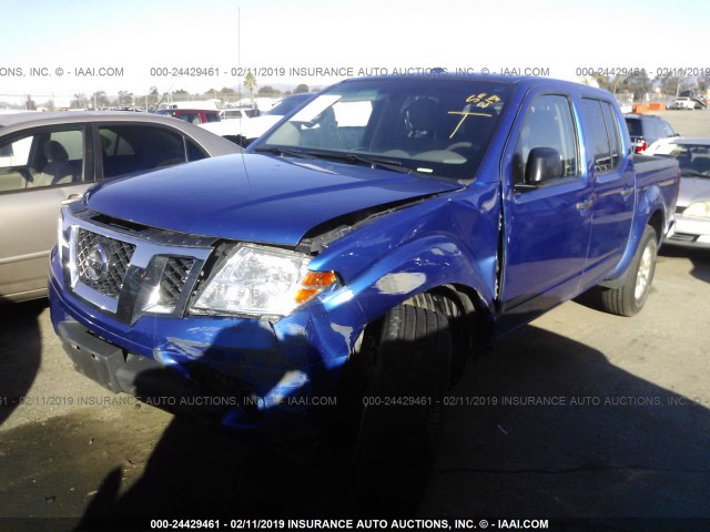 1N6AD0ER3FN720918 - 2015 NISSAN FRONTIER S/SV/SL/PRO-4X BLUE photo 2