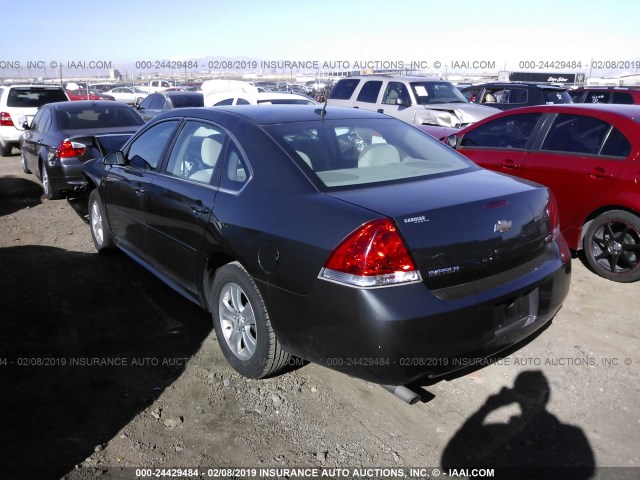 2G1WA5E34F1158046 - 2015 CHEVROLET IMPALA LIMITED LS GRAY photo 3