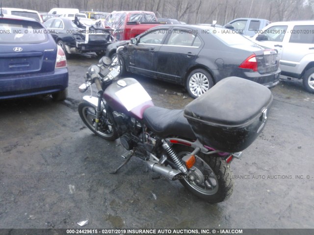 JH2PC0807DM003414 - 1983 HONDA VT500 C PURPLE photo 3