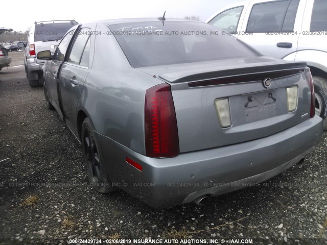 1G6DW677460146855 - 2006 CADILLAC STS GRAY photo 3