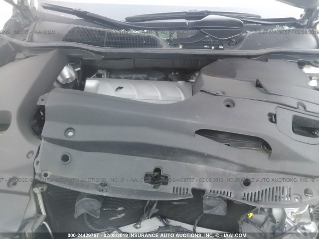 2T2BK1BA7FC341193 - 2015 LEXUS RX 350/BASE/F SPORT SILVER photo 10