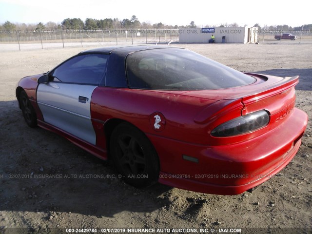 2G1FP22K5V2143900 - 1997 CHEVROLET CAMARO RS RED photo 3