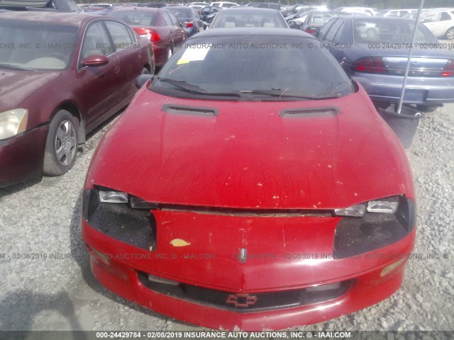 2G1FP22K5V2143900 - 1997 CHEVROLET CAMARO RS RED photo 6