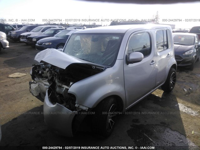 JN8AZ2KR3DT303414 - 2013 NISSAN CUBE S/SL SILVER photo 2