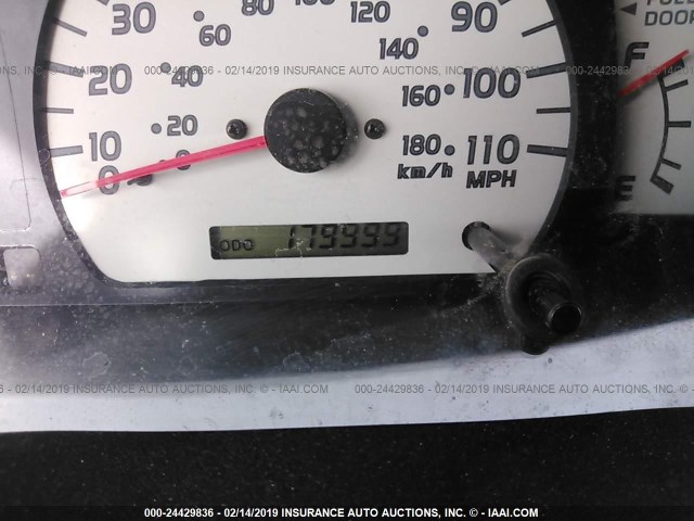 5TEGN92N73Z212511 - 2003 TOYOTA TACOMA DOUBLE CAB PRERUNNER RED photo 7