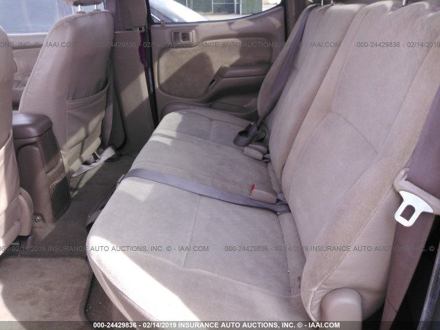 5TEGN92N73Z212511 - 2003 TOYOTA TACOMA DOUBLE CAB PRERUNNER RED photo 8