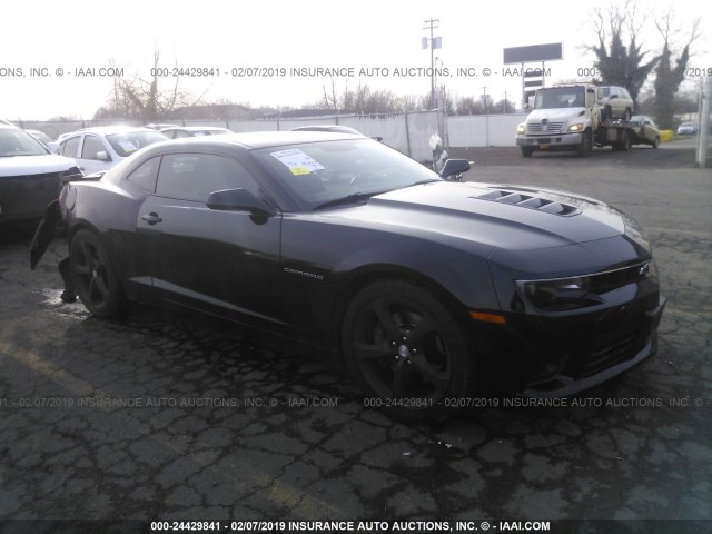 2G1FT1EW0E9158834 - 2014 CHEVROLET CAMARO 2SS BLACK photo 1