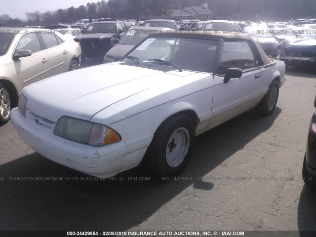 1FACP44M2PF166613 - 1993 FORD MUSTANG LX WHITE photo 2