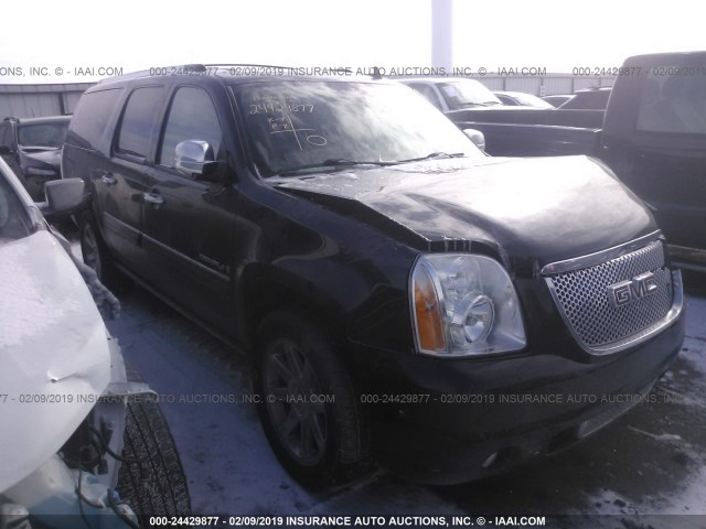 1GKFK66858J238201 - 2008 GMC YUKON XL DENALI BLACK photo 1