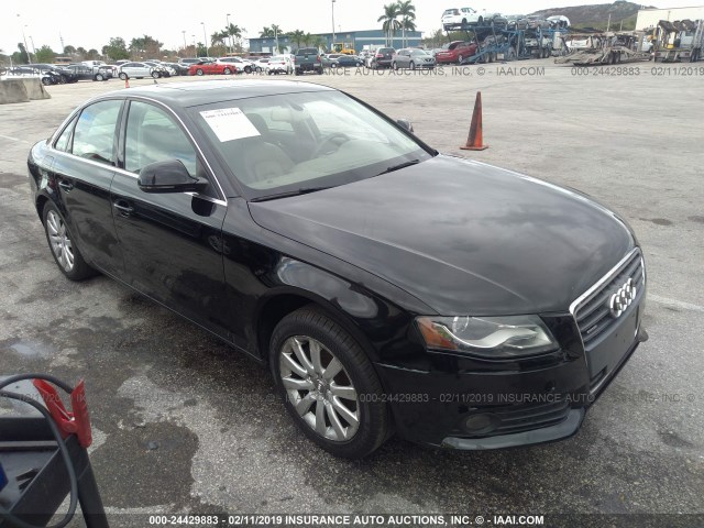 WAUSF78KX9N023742 - 2009 AUDI A4 PREMIUM PLUS BLACK photo 1