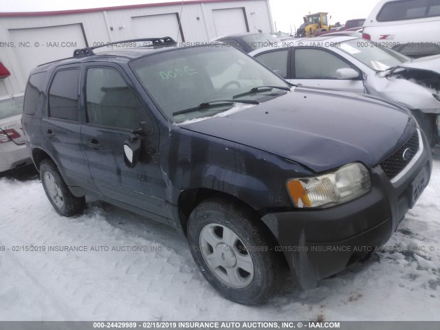 1FMYU03163KA61837 - 2003 FORD ESCAPE XLT Dark Blue photo 1