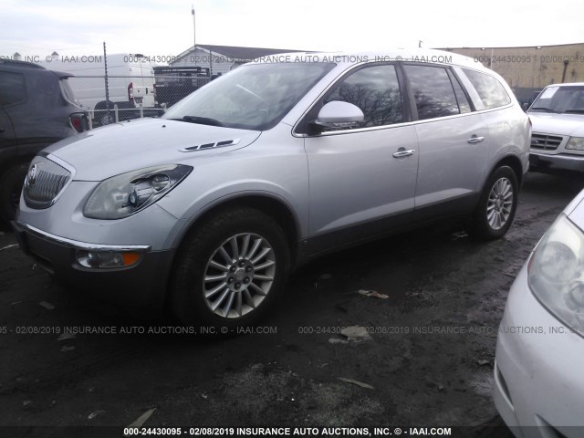 5GAEV23D59J108401 - 2009 BUICK ENCLAVE CXL SILVER photo 2