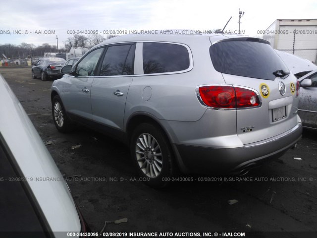 5GAEV23D59J108401 - 2009 BUICK ENCLAVE CXL SILVER photo 3