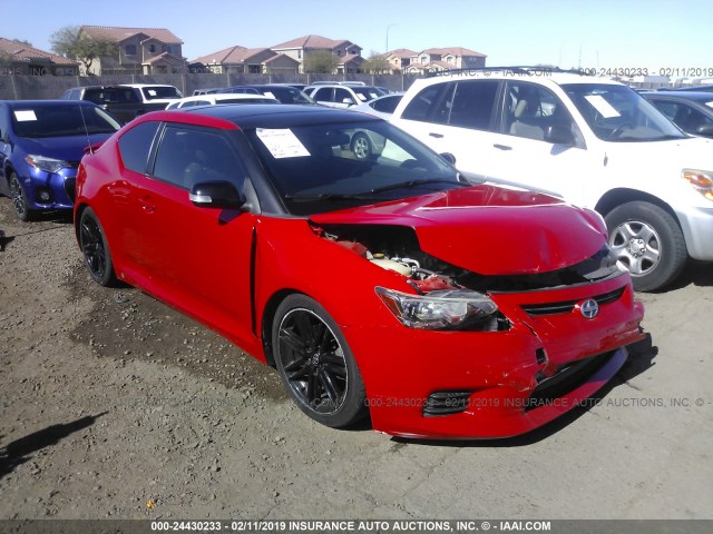 JTKJF5C77D3054711 - 2013 TOYOTA SCION TC RED photo 1