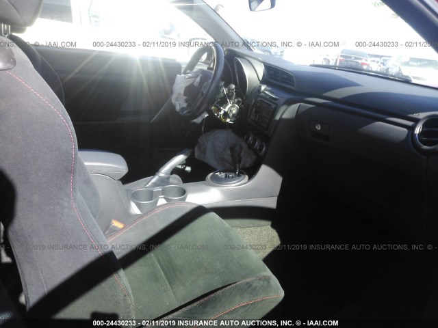 JTKJF5C77D3054711 - 2013 TOYOTA SCION TC RED photo 5