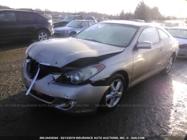 4T1CA38P04U013242 - 2004 TOYOTA CAMRY SOLARA SE/SLE GOLD photo 2