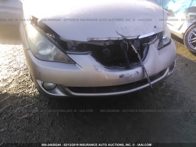 4T1CA38P04U013242 - 2004 TOYOTA CAMRY SOLARA SE/SLE GOLD photo 6