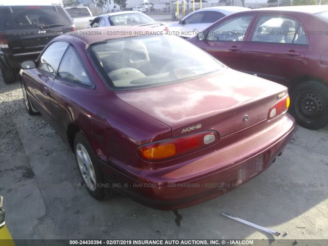 1YVGE31A6P5152459 - 1993 MAZDA MX-6 RED photo 3