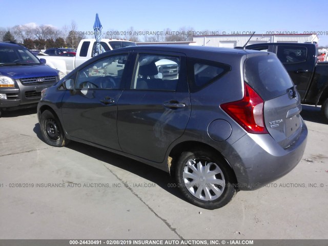 3N1CE2CP5GL351120 - 2016 NISSAN VERSA NOTE S/S PLUS/SV/SL/SR GRAY photo 3