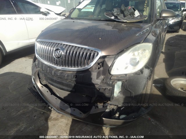 5GAKRBED0BJ350099 - 2011 BUICK ENCLAVE CXL GRAY photo 6