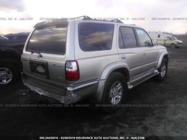 JT3HN86R019049399 - 2001 TOYOTA 4RUNNER SR5 SILVER photo 4