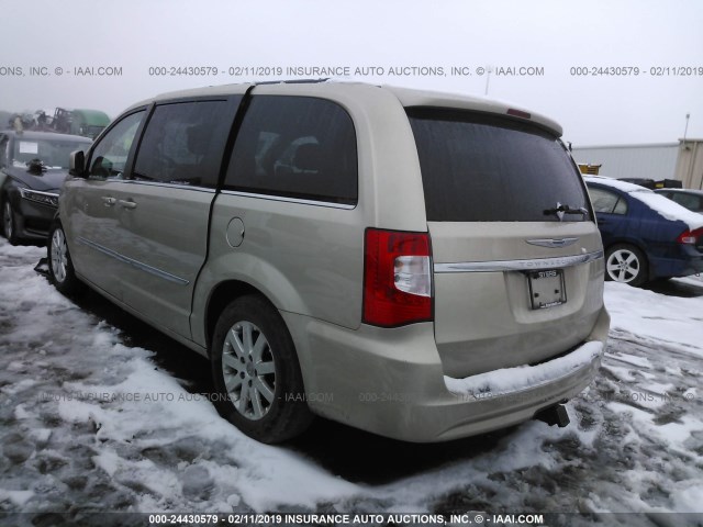 2C4RC1BGXDR780566 - 2013 CHRYSLER TOWN & COUNTRY TOURING BEIGE photo 3