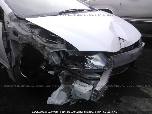 2HGFB2F68DH561352 - 2013 HONDA CIVIC HF WHITE photo 6