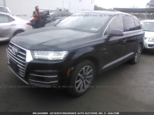 WA1LAAF75HD017198 - 2017 AUDI Q7 PREMIUM PLUS BLACK photo 2