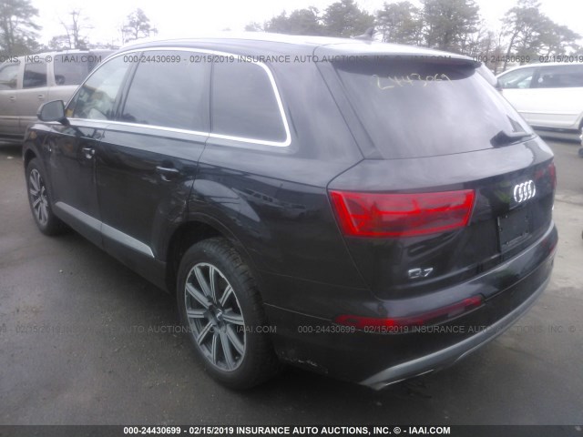 WA1LAAF75HD017198 - 2017 AUDI Q7 PREMIUM PLUS BLACK photo 3