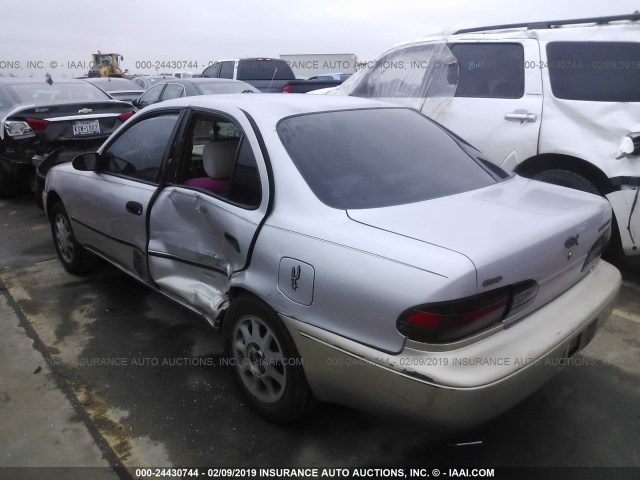 1Y1SK5289TZ003963 - 1996 GEO PRIZM LSI SILVER photo 3