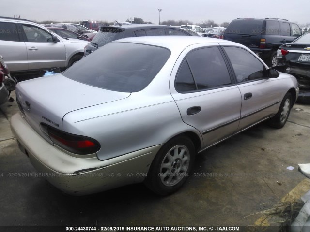 1Y1SK5289TZ003963 - 1996 GEO PRIZM LSI SILVER photo 4