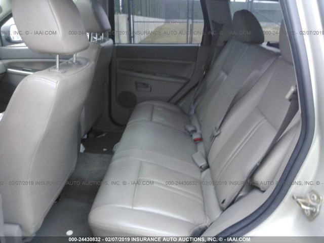 1J8GR48K17C606054 - 2007 JEEP GRAND CHEROKEE LAREDO/COLUMBIA/FREEDOM 棕色 照片 8