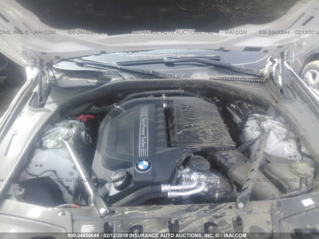 WBA5B1C56ED481981 - 2014 BMW 535 I WHITE photo 10