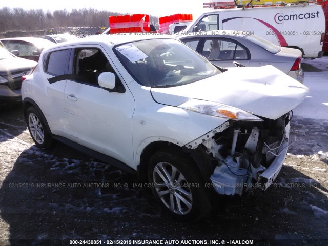 JN8AF5MV2DT207567 - 2013 NISSAN JUKE S/SV/SL WHITE photo 1