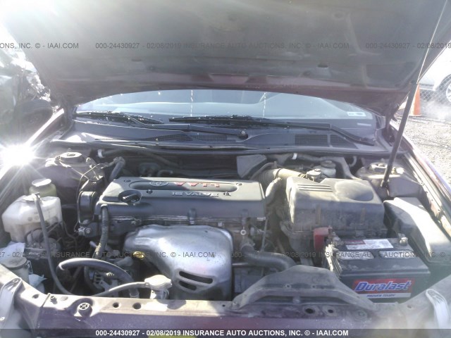 4T1BE32KX6U105877 - 2006 TOYOTA CAMRY LE/XLE/SE RED photo 10