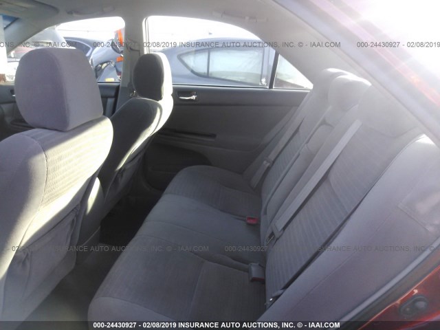 4T1BE32KX6U105877 - 2006 TOYOTA CAMRY LE/XLE/SE RED photo 8