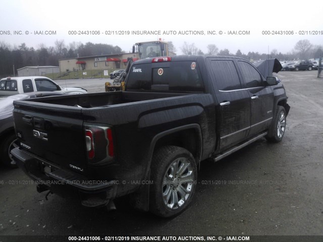 3GTU2PEJ3JG105117 - 2018 GMC SIERRA K1500 DENALI BLACK photo 4