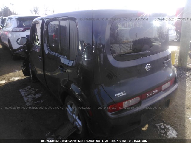 JN8AZ2KR5DT301549 - 2013 NISSAN CUBE S/SL BLACK photo 3