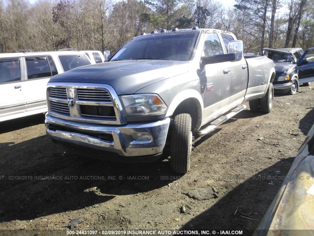 3D73Y4CL4BG622799 - 2011 DODGE RAM 3500 GRAY photo 2