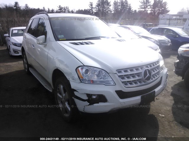 4JGBB8GB9BA677548 - 2011 MERCEDES-BENZ ML 350 4MATIC WHITE photo 6